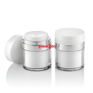 50G Kosmetikglas, leere Acrylcreme -Dosen, Vakuumflasche, Press -Stil -Glas, Probenfläschchen, luftless Container F050706 Egwerwk