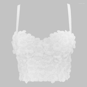 Kobiety z czołgów Sling Top Push Up Bra Boho Reggiseni Donna Hanter Corslety