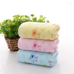 Handtuch Schöne Blumenherzen Druckgesicht Hand hochwertig 2pcs/Set 34 cm 75 cm Baumwollwaschstoff Verkauf Großhandel Großhandel