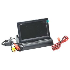 Bilvideo HD-vikning 4,3-tums TFT Color LCD SN Monitor för bakre säkerhetskopiering Omvänd kamera DVD VCR 12V Drop Delivery Mobiles Motorcyc DHSTV