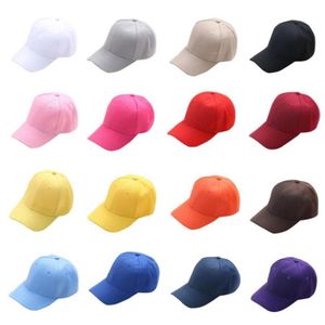 Baby Unisex Cap 16 Color Baseball Cap para Summer Fashion Boys Garotas Chapéus Hip Hop