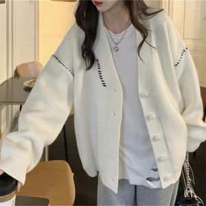 Magliette da donna Cappotto per maglione pigro Canda casual a maglia Codigan