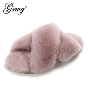 Slippers High Quality Natural Wool Slippers Fashion Winter Women Indoor Slippers Warm Sheep Fur Home Slippers Lady Casual House Shoes 230818