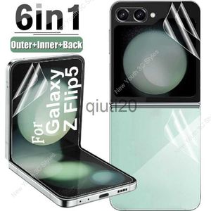 Samsung Galaxy Z Flip 5 5G Outer Inner Screen Protector Samsung Zflip5 4 X0821用の携帯電話スクリーンプロテクターハイドロゲルフィルム