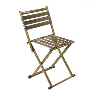 Camp Furniture Outdoor Thickened Folding Backrest Chair Maza Stool Fishing Small Portable Bench