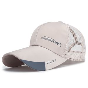 Sommer-Mesh atmungsaktiv verlängerte Krempe Sonnenschutz Baseball Mütze Frauen Männer Outdoor Sonnenhut UV Schutz Sport Sonnenschutzmütze