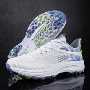 Sicherheitsschuhe Männer Non Slip Golf atmungsaktives Mesh Golf -Turnschuhe Athetik Jogging Wander Fitnessstudio Fußwear für Männer Golfer 230821