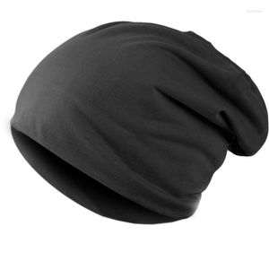 Berets All-Match Unisex вязаная шляпа Crochet Slouchy Beanie Solid Hats Cap для женщин Мужчины Шагли Черепы хип-хоп зима