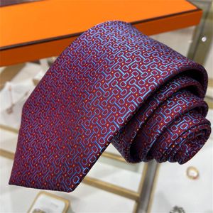 Designer Män slipsar High End Brand Silk Hand Brodered Business Casual Neck Tie High Quality Mens Gift268C