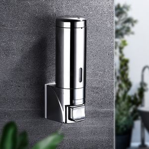 Liquid Soap Dispenser Stainless Steel Soap Dispenser Wall Mounted Bathroom Shampoo Shower Gel Dispenser Container Bottle Bathroom Kitchen Accessories 230820