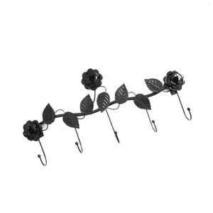 Hangers Rose Metal Wall Hooks Multi-Function Coat Rack And Hat Decorative Home Storage For Bedroom Livingroom Organizer