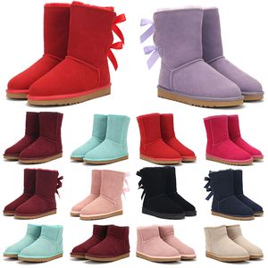 Ultra Mini Platform Uggity Tazz Boot Designer Kvinna Vinter Ankel Australien SNOW SOOTS Tjock Bottom Real Leather Warm Fluffy Booties With Fur Uggitys 36-41