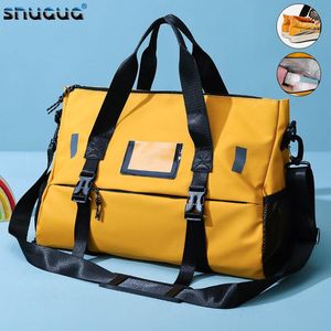 Väskor Multifunktion Sports Fitness Bag Gym Yoga Bag Big Travel Duffle Handväska för kvinnor 2022 Nya helgens resande väskor Bolsa Sac