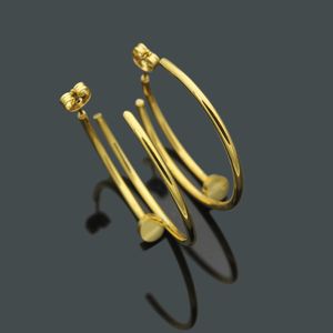 Gold Color Women Women Designer Studs