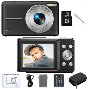 Digitalkameras Kamera -Kinder für Camcorder mit 16x Zoom Compact 1080p 44MP Anfänger -Pografie