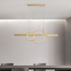 Lampade a sospensione illuminazione in ottone LED vintage Luci moderne del soffitto Porta del cordone Isola regolabile Isola da cucina