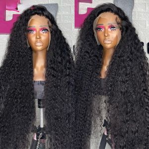 250 Плотность бразильская кудрявая кружевная передняя парик человеческие волосы