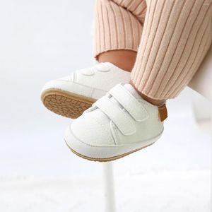 İlk Yürüyüşçüler Doğum Bebek Ayakkabıları Deri Anti-kayma Kanca ve Döngü Bağlantıları Dekorasyon İlkbahar Yaz Sonbahar Spor Sneaker Unisex Bebekler