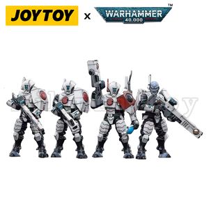 Transformation Toys Robots Joytoy 1/18 Действие Рисунок 4PCS/SET 40K T'AU EMPIRE FIRE WARIOR Collection 230818