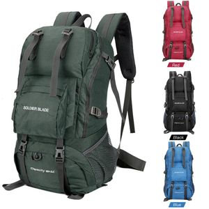 Rucksackpackungen 45L 10 l Molle wasserdichte Erwachsene Kletterrucksack Multifunktion militärischer Rucksack Outdoor -Radsportbeutel Camping -Wandersportbeutel 230821