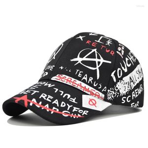 Ball Caps Black Baseball Hat Mężczyźni i kobiety Hip Hop Trendy Fashion Card Cap Summer Peaked Sun C76