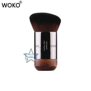 Макияж щетки M112 Travel Foundation Brush Magic Foundation Жидкая кисть угловая кисть Kabuki Foundation Brush Brush Tools Hkd230821