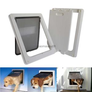 Other Pet Supplies Large Dog Door HQ Plastic Safe Pet Door For Large Medium Dog Freely In and Out Home Gate Animal Pet Cat Dog Door HKD230821