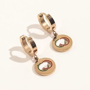 Luxury Hoop Earrings Designer Earrings Brand Classic G Letter Stud Earring Women Jewelry Accessories 20 Style