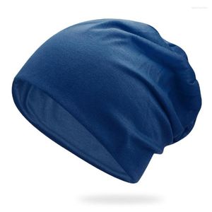 Berets 2023 Женщины мужчины Стильная шапка шапка тонкая хип-хоп мягкая растяжка Slouchy Outdoor Skul