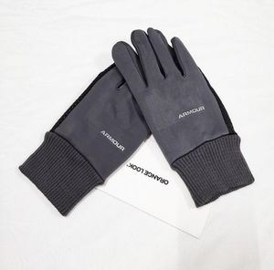 Women's Touchscreen-Compatible Windproof Leather Gloves with Rabbit Fur Trim for Winter Warmth