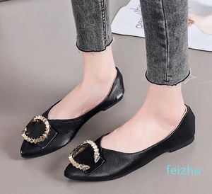 Sandals Comfy Women Wedges Pumps Formal Office Shoes School Girls Black/Sunset Brown/Apricot Soft Leather Middle Heels Shoe