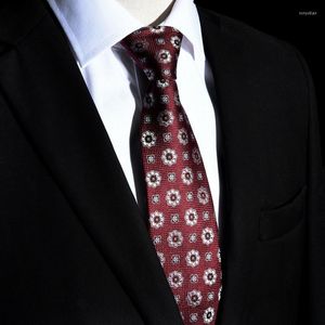 Yay bağları Erkekler 100 ipek kravat jacquard cravat neckerchief flora kravat mavi kırmızı sarı yüksek yoğunluklu su geçirmez