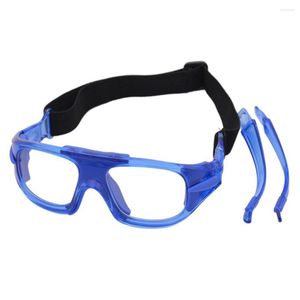 Okulowe okulary sportowe okulary koszykówki odporne na eksplozję gogle piłkarskie rama ochronna z wymiennymi lustrzanymi nogami
