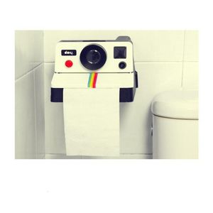 Toilet Paper Holders Retro Film Camera Shape Inspired Creative Tissue Boxes Tube Toilet Roll Paper Holder Box Bathroom Accessories 230820