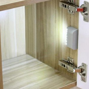 Night Lights Sensor Light Motion 7LED Under Cabinet Cupboard Drawer Kitchen Living Room Stairs Wall Lamps Indoor Lighting