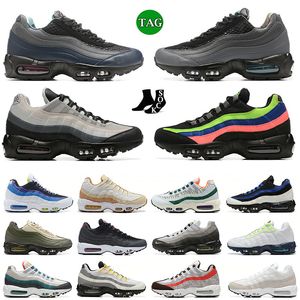 Neue OG 95 Designer Laufschuhe für Herren Womens 95 Sport Aegean Storm Rosa Beam Sequoia Triple Black White Greedy Neon Athletic Sneakers Outdoor 36-46