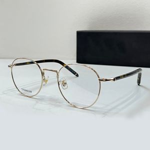 Mens Optical Eyeglasses Classic Gold Havana Frames Fashion Sunglasses Frames with Box