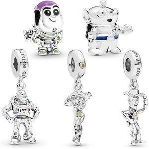 S925 Sterling Silver Toy Toy Charm Bracelet