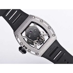 RM052-01 SUPERCLONE Orologi tourbillon attivi Orologio da polso con teschio Designer di lusso rm52-01 misterioso teschio scavato meccanismo da uomo completamente automatico 2 RX2Q 2VKU TO6G