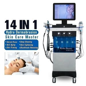 Powerful 14 in1 Oxygen hydra machine Skin Care Devices Diamond Peeling and Water Jet Aqua Hydro Dermabrasion Whitening Anti Aging Machines