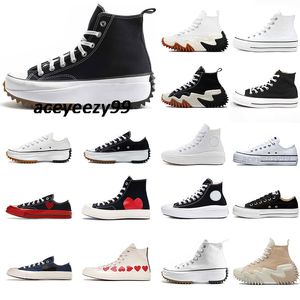 Tasarımcı Spor Ayakkabı Ayakkabıları Konuşan Erkekler Kadın Platform Kalın Alt Alt 1970'ler Büyük Göz Ayakkabıları İlkbahar ve Sonbahar Klasik Üçlü Siyah Beyaz Rahat Hareket
