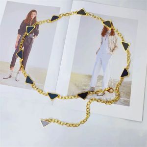 2023 Women Luxury Female Waist Chain Belt Waistband Designer Chains Belts Rhinestone Metal Belt Gold Silver Ladies Waistband G2308212PE-3