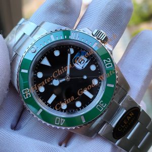 Super Clean Factory Watches 41mm Waterproof Men's Cal.3235 Automatic Black Green Ceramic Men 904L Steel 126610 Dive Power Reserve Sapphire Mechanical Wristwatches