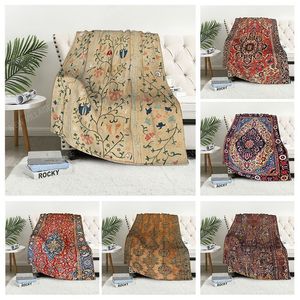 Coperte divano a quadri per coperte ginocchiera Copertura da letto invernale caldo lancio di copertura boho caldale calda vena Nordic vintage marocchina morbida e pelosa 230818 230818