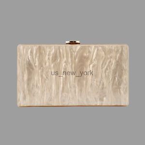 Evening Bags Women Acrylic Marble Pearl Nude Beige champagne Evening Bags Vintage Banquet Purses Clutch Chain Handbag Lady Party Wallet Bags HKD230821