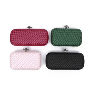 Evening Bags Women Bags Luxury Artificial Silk Woven Crossbody Clutch Evening Bag Purse Business Party Banquet Dress Handbag Lady Gif 230818