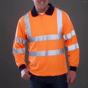 Shirt a maniche lunghe con felpa con cappuccio da uomo Felpa ad alta visibilità per uomo Pullover Hi Vis con cappuccio set T cartella