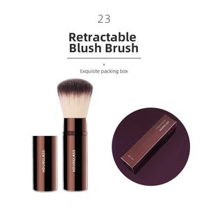 Hourglass Makeup Brushes Cosmetics Vanish Seamless Finish Foundation Brush Genuine Quality Creamy BB Primer Kabuki Brushes Synthetic Hair NO 1-10 Drop Ship 253