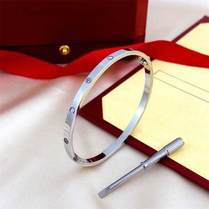 4mm fino 6ª pulseira de designer de aço homens homens amam prata rosa dourado parafuso de parafuso pulseira de pulseira de pulseira Jóias de jóias originais 2Narrow Packing