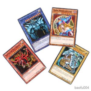 Card Games 66Pcs/Box English Yu Gi Oh Cards Playing Game Trading Battle Carte Dark Magician Collection Kids yugioh Playing Card Game Toy R230821